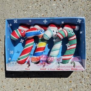 Yummy World Limited Holiday Edition Candy Cane Plush Ornaments